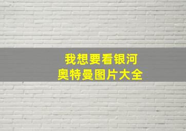 我想要看银河奥特曼图片大全