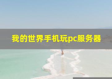 我的世界手机玩pc服务器