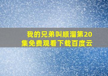 我的兄弟叫顺溜第20集免费观看下载百度云