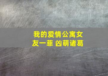 我的爱情公寓女友一菲 凶萌诸葛