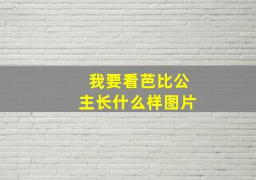 我要看芭比公主长什么样图片