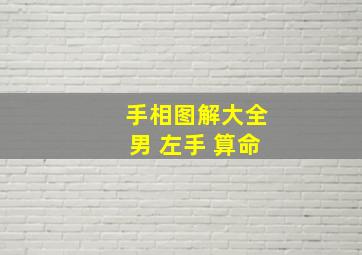 手相图解大全男 左手 算命