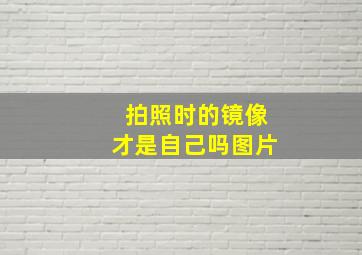 拍照时的镜像才是自己吗图片