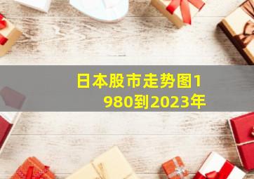 日本股市走势图1980到2023年