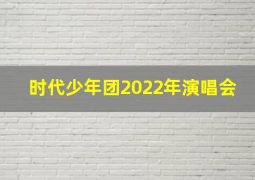 时代少年团2022年演唱会