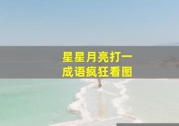 星星月亮打一成语疯狂看图