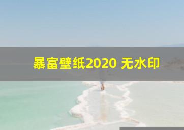 暴富壁纸2020 无水印