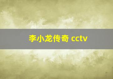 李小龙传奇 cctv