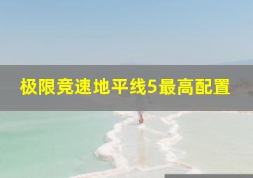 极限竞速地平线5最高配置