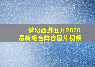 梦幻西游五开2020最新组合阵容图片视频