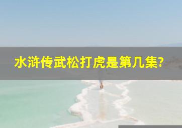 水浒传武松打虎是第几集?