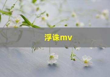 浮诛mv