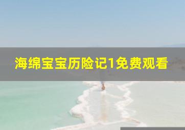 海绵宝宝历险记1免费观看