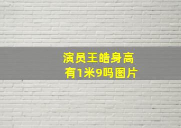 演员王皓身高有1米9吗图片