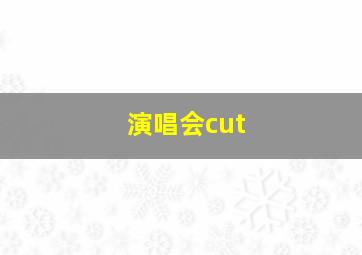 演唱会cut