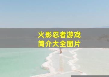 火影忍者游戏简介大全图片