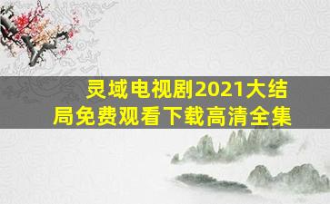 灵域电视剧2021大结局免费观看下载高清全集