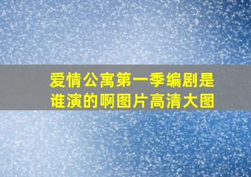 爱情公寓第一季编剧是谁演的啊图片高清大图