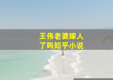 王伟老婆嫁人了吗知乎小说