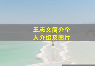 王志文简介个人介绍及图片