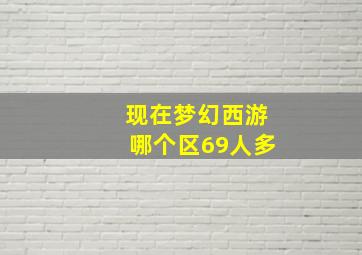 现在梦幻西游哪个区69人多