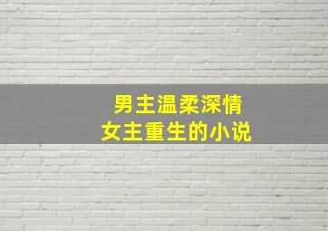 男主温柔深情女主重生的小说