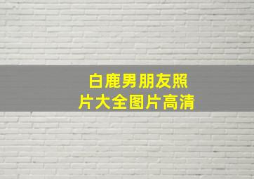 白鹿男朋友照片大全图片高清