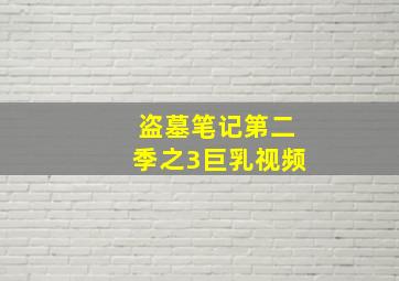 盗墓笔记第二季之3巨乳视频