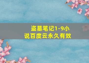 盗墓笔记1-9小说百度云永久有效