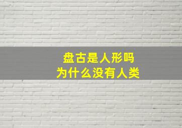 盘古是人形吗为什么没有人类