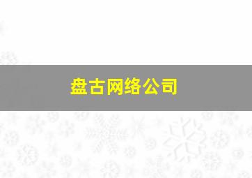 盘古网络公司