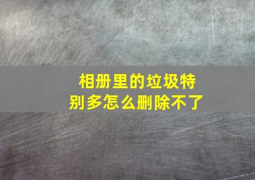 相册里的垃圾特别多怎么删除不了