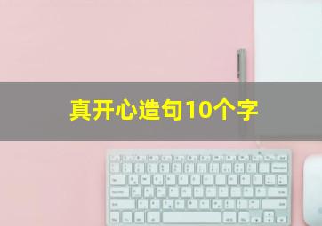 真开心造句10个字