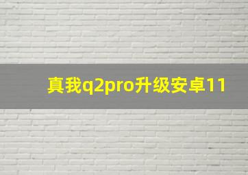 真我q2pro升级安卓11