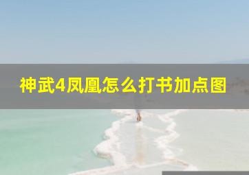 神武4凤凰怎么打书加点图