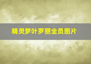 精灵梦叶罗丽全员图片