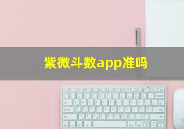 紫微斗数app准吗