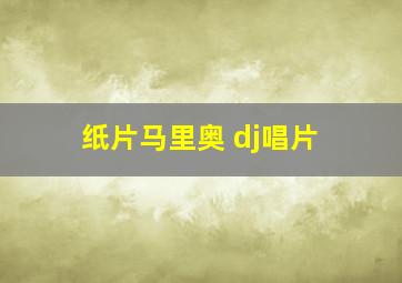 纸片马里奥 dj唱片