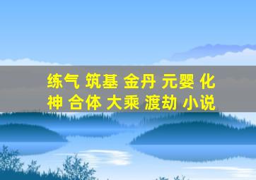 练气 筑基 金丹 元婴 化神 合体 大乘 渡劫 小说