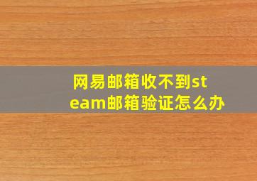 网易邮箱收不到steam邮箱验证怎么办