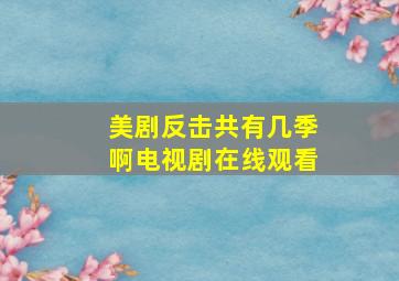 美剧反击共有几季啊电视剧在线观看