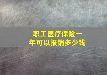 职工医疗保险一年可以报销多少钱