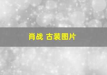 肖战 古装图片