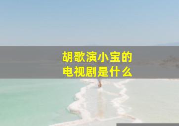 胡歌演小宝的电视剧是什么