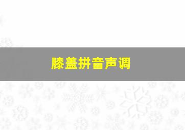 膝盖拼音声调