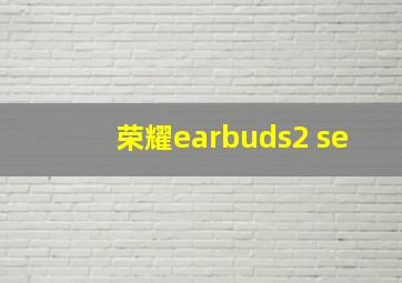 荣耀earbuds2 se