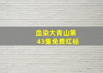 血染大青山第43集免费红标