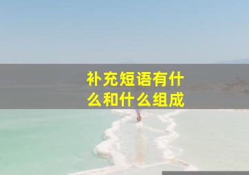 补充短语有什么和什么组成