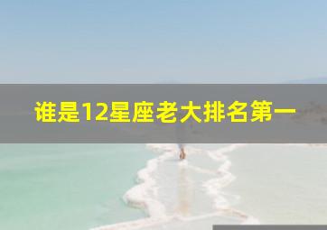 谁是12星座老大排名第一