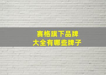 赛格旗下品牌大全有哪些牌子